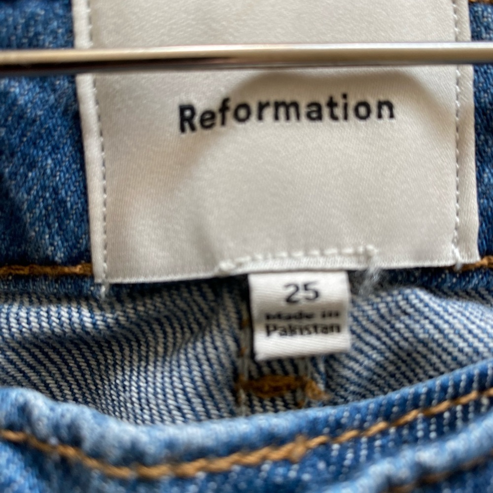 Reformation Rui Lived-in Wide Leg Baggy Jeans - Picture 3 of 4
